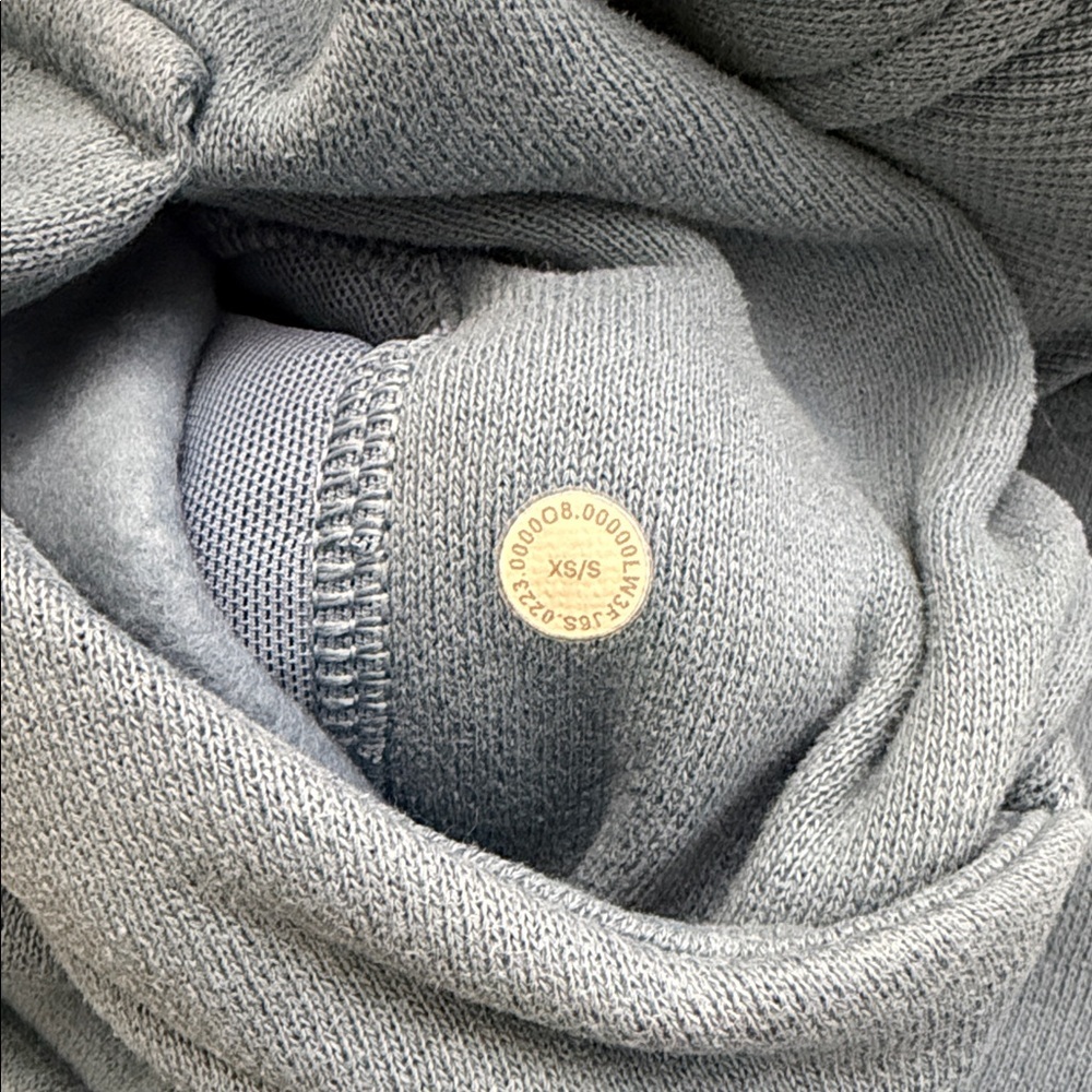 Lululemon Scuba Oversized Half Zip Sweatshirt XS/S Utility Blue - Picture 5 of 5